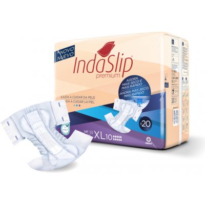 IndaSlip Premium XL10 Kalhotky zalepovací absorpční 20 ks – Zboží Mobilmania