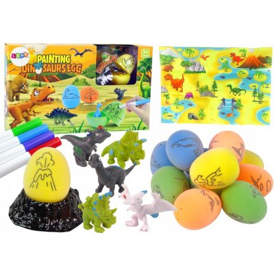 LEANToys Dinosauří sada na malování vajíček s figurkami – Hledejceny.cz