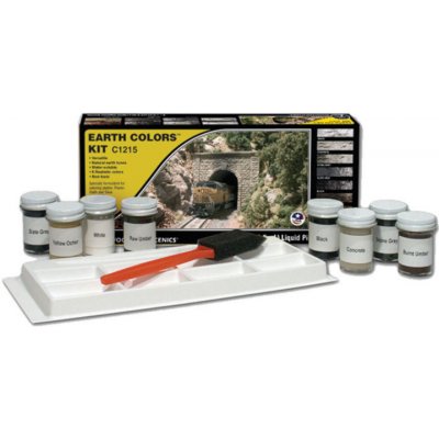 Woodland Scenics sada přírodních barev Earth Colors Kit C1215 – Zboží Dáma