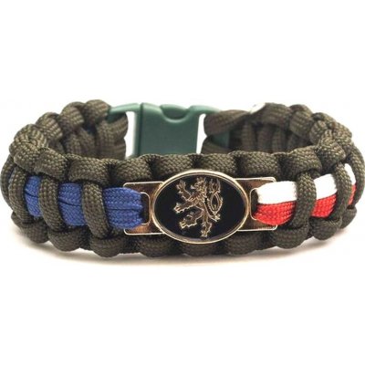 Cordell Paracord Hrdý Čech zelená khaki – Zboží Dáma