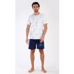 Vienetta MAN pánské pyžamo šortky Plachetnice tmavě modrá – Zboží Dáma