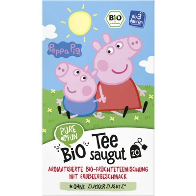 PURE&FUN Prasátko Peppa prasátkově dobrý bio čaj 45 g – Zboží Dáma