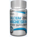 BioTech USA Calcium Zinc Magnesium 100 tablet – Hledejceny.cz