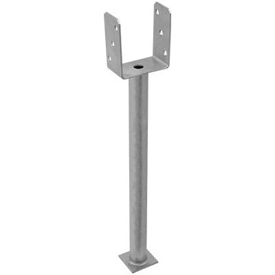 Domax PS 90/R500 Patka kotevní sloupku na dlouhé trubce typ "U" 91x100x125xx4,0mm – Zboží Mobilmania