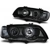 Přední světlomet Tuning Tec Přední světla BMW X5 E53 09.99-10.03 ANGEL EYES CCFL XENON černé