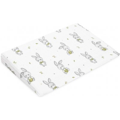 New Baby Mušelínový potah na kojenecký polštář klín STANDARD bunny – Zboží Dáma