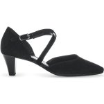 Gabor semišové lodičky s nártovým páskem černé 01.363.17 – Zboží Dáma