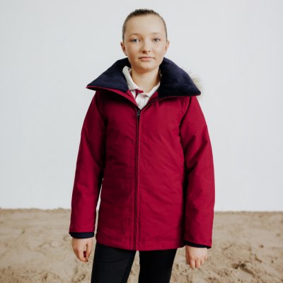 FOUGANZA Dětská jezdecká nepromokavá parka Warm LET – Zbozi.Blesk.cz