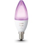 Philips HUE LED žárovka, 6,5 W, 470 lm, teplá–studená bílá, RGB, E14 PHLEDH8719514356610 – Hledejceny.cz