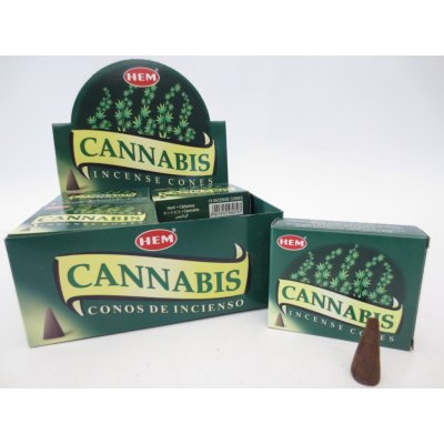 Hem Vonné kužely Cannabis 10 ks – Zboží Dáma