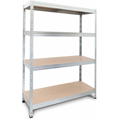 Majster Regál Rivet 180 x 120 x 60 cm 4 police zinek – Sleviste.cz