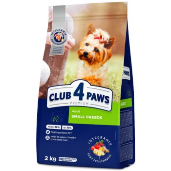 Club4Paws Premium for adult dogs of small breeds 2 kg