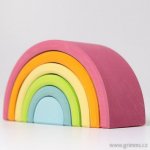 Grimm's Duha pastelová skládačka – Zboží Dáma