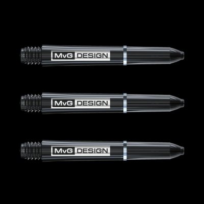 Signature Winmau MvG Design Black & Silver Short Shaft – Zboží Dáma