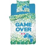 Detexpol povlečení Game Over svítící Bavlna 140x200 70x80 – Hledejceny.cz