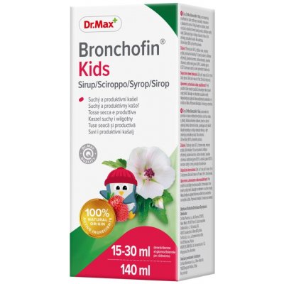 Dr. Max Bronchofin Kids sirup 140 ml – Hledejceny.cz