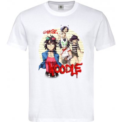 Tričko Gorillaz Noodle bílá – Hledejceny.cz