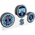Mustang Puk Seattle Kraken NHL 3 Puck Podium Set – Zboží Dáma