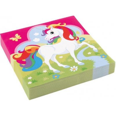 Amscan ubrousky Unicorn 20ks 33x33cm – Zboží Mobilmania