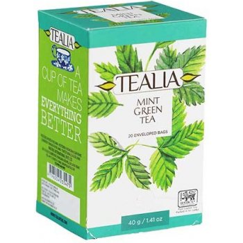 Tealia Mint Green Tea zelený čaj 20 sáčků