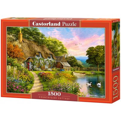 Castorland Venkovský dům u jezera 151998 1500 dílků – Zboží Mobilmania