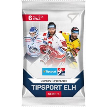 Sportzoo Hokejové karty Tipsport ELH 21/22 Retail balíček 2. série