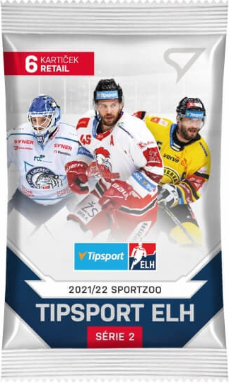Sportzoo Hokejové karty Tipsport ELH 21/22 Retail balíček 2. série