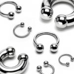 Šperky4U piercing podkova kuličky PV01017-16105