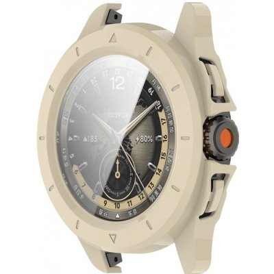 VSECHNONAMOBIL 91105 PC FULL COVER Plastový kryt se sklem pro Xiaomi Watch S4 Sport béžový – Zboží Živě