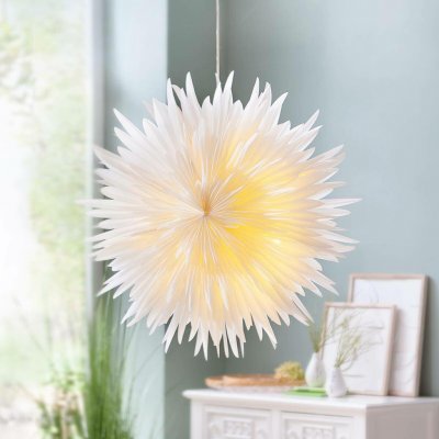 Weltbild LED dekorace Květ Dahlia bílá 60 cm – Hledejceny.cz