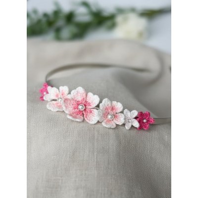 Háčkování PP Čelenka růžový sen – Sleviste.cz