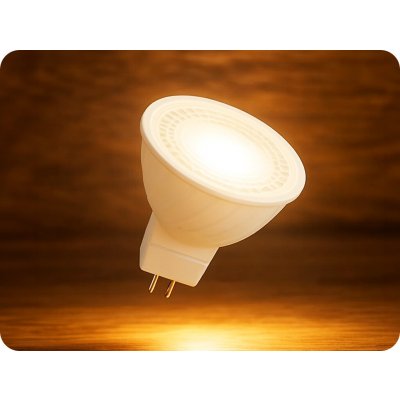 V-TAC LED žárovka GU5.3, 6W 455 lm MR16 12V teplá bílá – Zboží Mobilmania