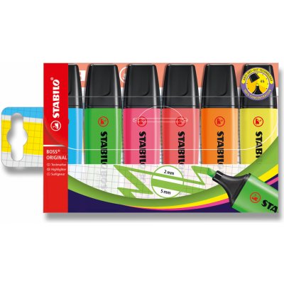Stabilo 70 Boss 6 ks – Zboží Mobilmania
