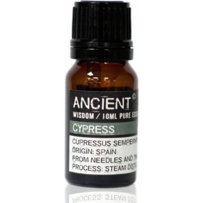 Ancient Wisdom Cypřiš 100 % přírodní silice esenciální éterický olej 10 ml – Zbozi.Blesk.cz