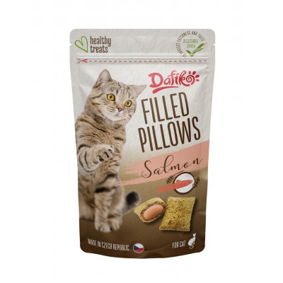 Dafiko Filled Pillows with Salmon for Cats 40 g – Hledejceny.cz