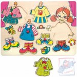 Woody oblékání na desce puzzle Carolina vkládačka – Zboží Dáma