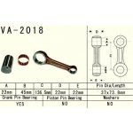 VESRAH ojnice YAMAHA YFM 660 (YFM660) RAPTOR '02-'05, GRIZZLY YFM 660 (YFM660) '02-'08 (VA2018) (MADE IN JAPAN)