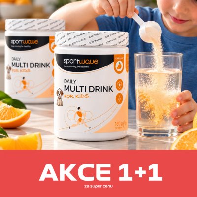 SportWave Daily Multidrink for Kids pomeranč 2 x 180 g – Hledejceny.cz