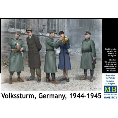 Master Box Volkssturm Germany 1944-1945 5 fig.MB35172 1:35