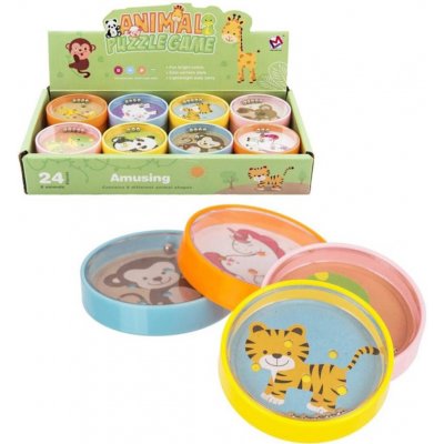 Teddies Hlavolam s kuličkami plast zvířátka 5 5cm 8 druhů – Zboží Dáma