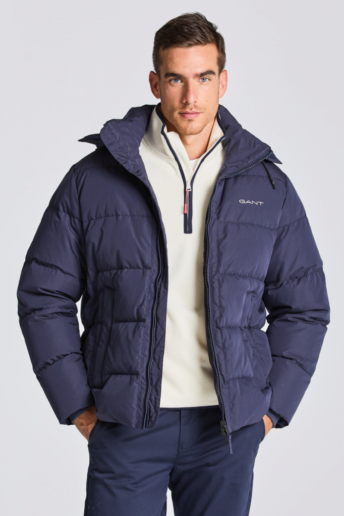 Gant D2. Alta Down Jacket modrá