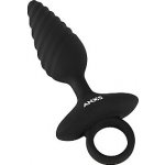 Anos Flexible Plug Twisted Design With Vibrations, spirálový vibrační kolík – Zboží Dáma