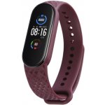 Xiaomi Mi Band 5/6 náhradní náramek Diamantový vzor Vínově červená MBSCZ-5DV006 – Sleviste.cz