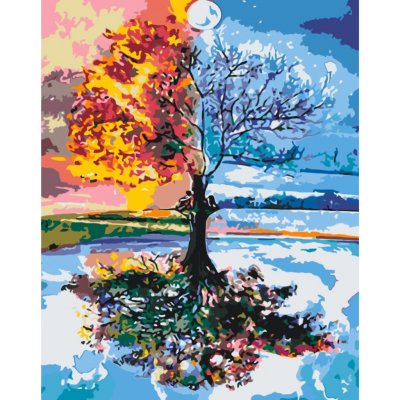 Malování podle čísel ČTVERO ROČNÍCH OBDOBÍ – Zboží Dáma