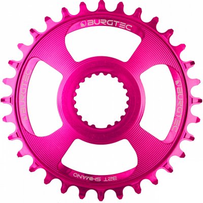 Převodník Burgtec Shimano Direct Mount Thick Thin Barva: Toxic Barbie, Velikost převodníku: 30T – Hledejceny.cz