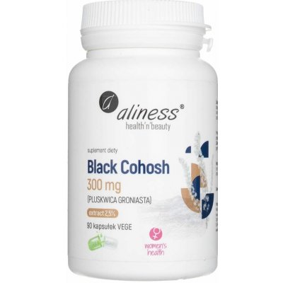 Aliness Black Cohosh (Cimicifuga racemosa) 300 mg 90 kapslí – Hledejceny.cz