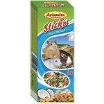 Avicentra Tyčinka Malý hlodavec ořechy 2 x 60 g – Hledejceny.cz