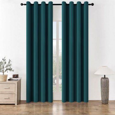 4Home Zatemňovací závěs Manila petrolejová, 150 x 250 cm – Hledejceny.cz