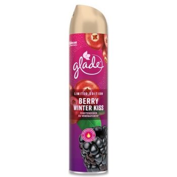 Glade Berry Winter Kiss s vůní ostružin a brusinek osvěžovač vzduchu sprej 300 ml