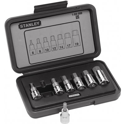 Stanley 7dílná sada zástrčných šestihranných hlavic 1/2'' 1-89-099 – Hledejceny.cz